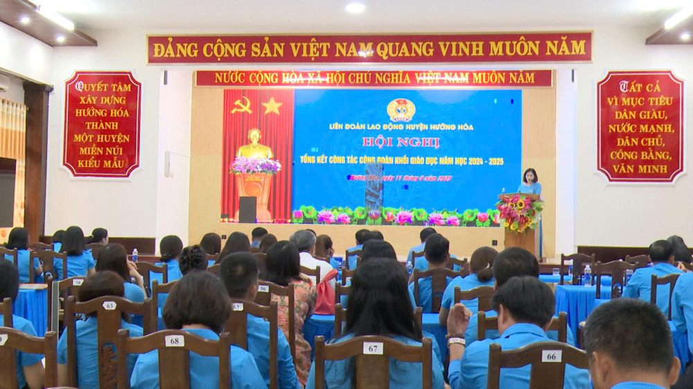 Tổng kết công tác Công đoàn khối giáo dục năm học 2024 - 2025
